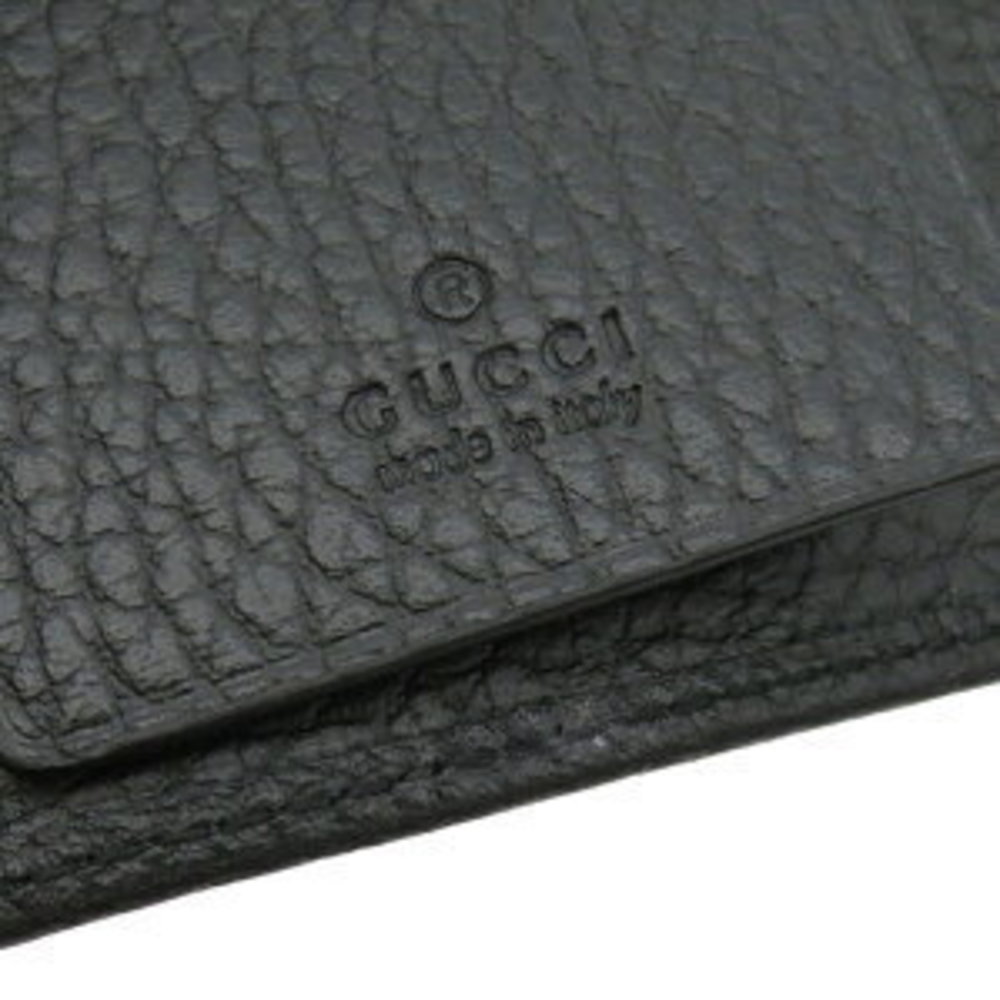 GUCCI key case GG Marmont rows leather black Petit - Picture 7 of 8